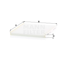 Фильтр салона MANN-FILTER CU 21 008